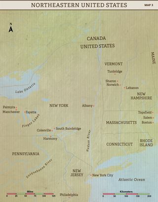 Map 3: Northeastern United States